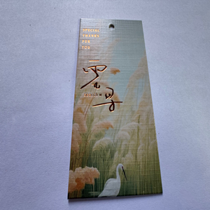 Recyclable Plastic Shipping Tags with Wire Hang Double-Sided Writable Price Tags for Clothing Blank Tags