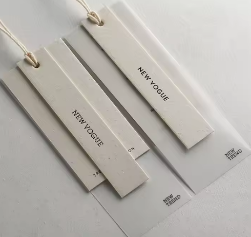 Customize Paper Garment Swing Tags Hang Tags Clothing Accessories Label