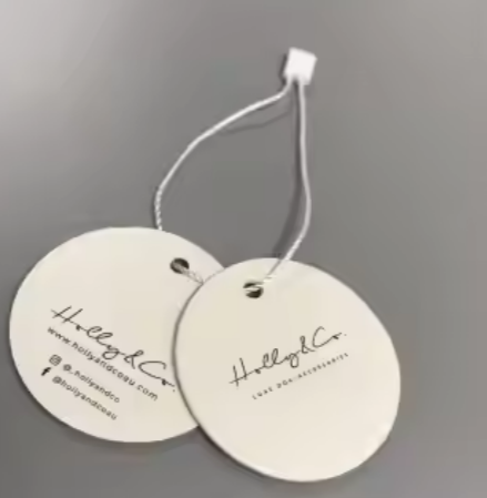 Venta al por mayor de ropa de lujo, etiqueta de ropa de marca hecha a mano, etiqueta colgante de marca, diseño gratuito, etiqueta con logotipo personalizado