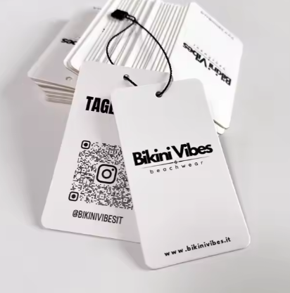 Etiqueta de papel colgante, etiqueta de precio grabable con cuerda adjunta, etiqueta de precio de marca blanca, etiqueta de precio para joyería, ropa, código de barras, etiqueta manuscrita colgante