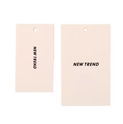 Etiquetas colgantes de lujo con logotipo impreso personalizado en oferta