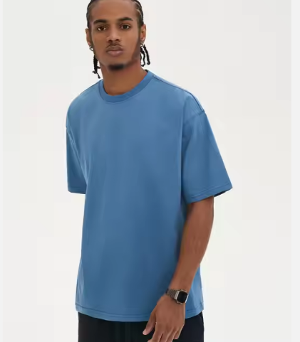 Wholesale vintage short sleeve t-shirts customizable logo printed t-shirts oversized acid wash t-shirts for men and women