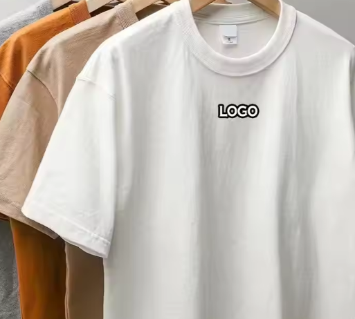 Custom printed t-shirts oversized puff print 100% cotton blank mens printed design t-shirts blank custom logo t-shirts
