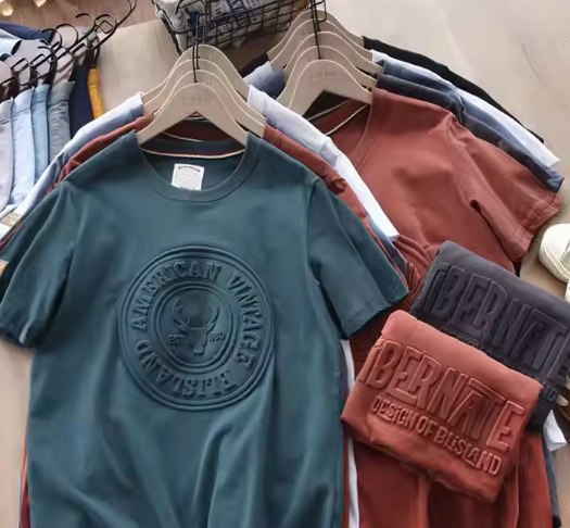 Men's Custom Logo Essential Printed Cotton T-shirt Oversized T-shirt Plain Drop Shoulder Sports Short Sleeve T-shirt